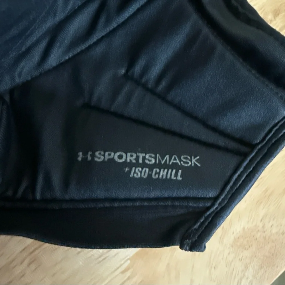 Under Armour Sportsmask, Sports Face Mask, Size L/XL - Black, ISO Chill